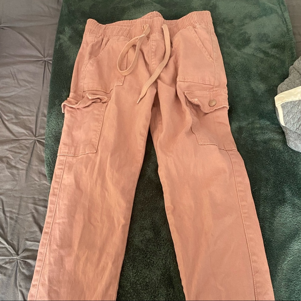 pink cargo pants